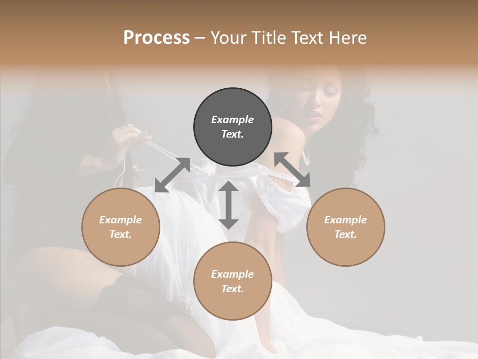 Attractive Clothes Sexual PowerPoint Template