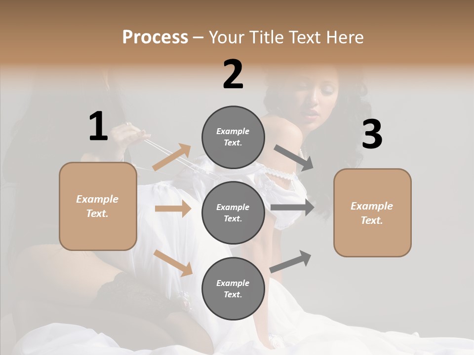 Attractive Clothes Sexual PowerPoint Template