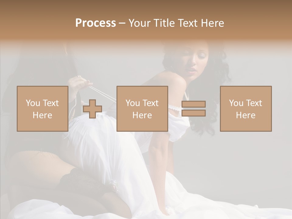Attractive Clothes Sexual PowerPoint Template