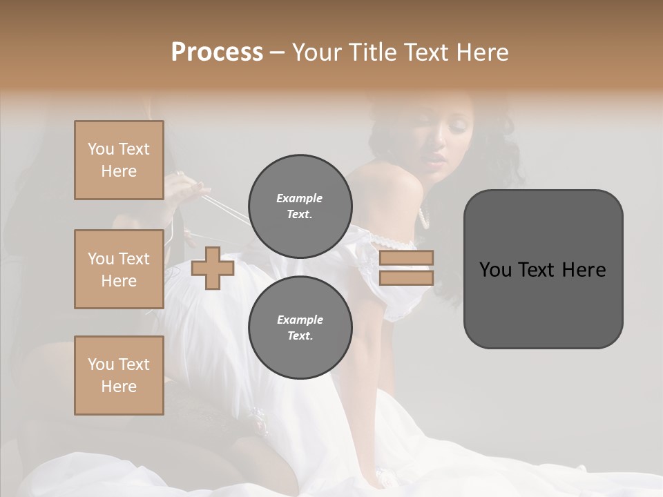 Attractive Clothes Sexual PowerPoint Template