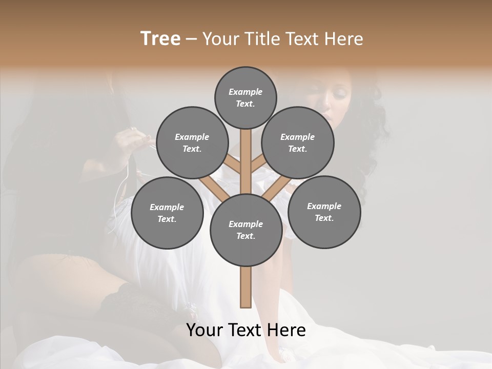 Attractive Clothes Sexual PowerPoint Template