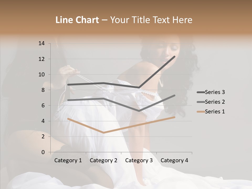 Attractive Clothes Sexual PowerPoint Template