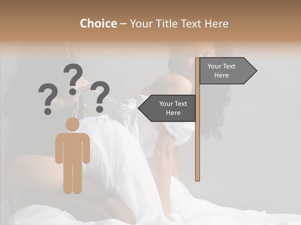 Attractive Clothes Sexual PowerPoint Template