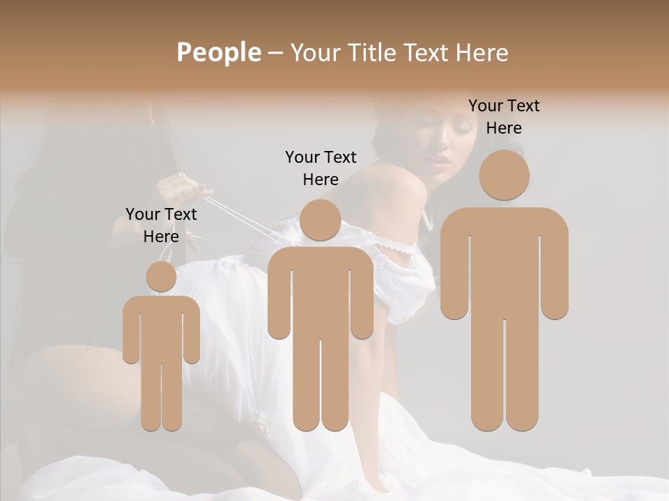 Attractive Clothes Sexual PowerPoint Template