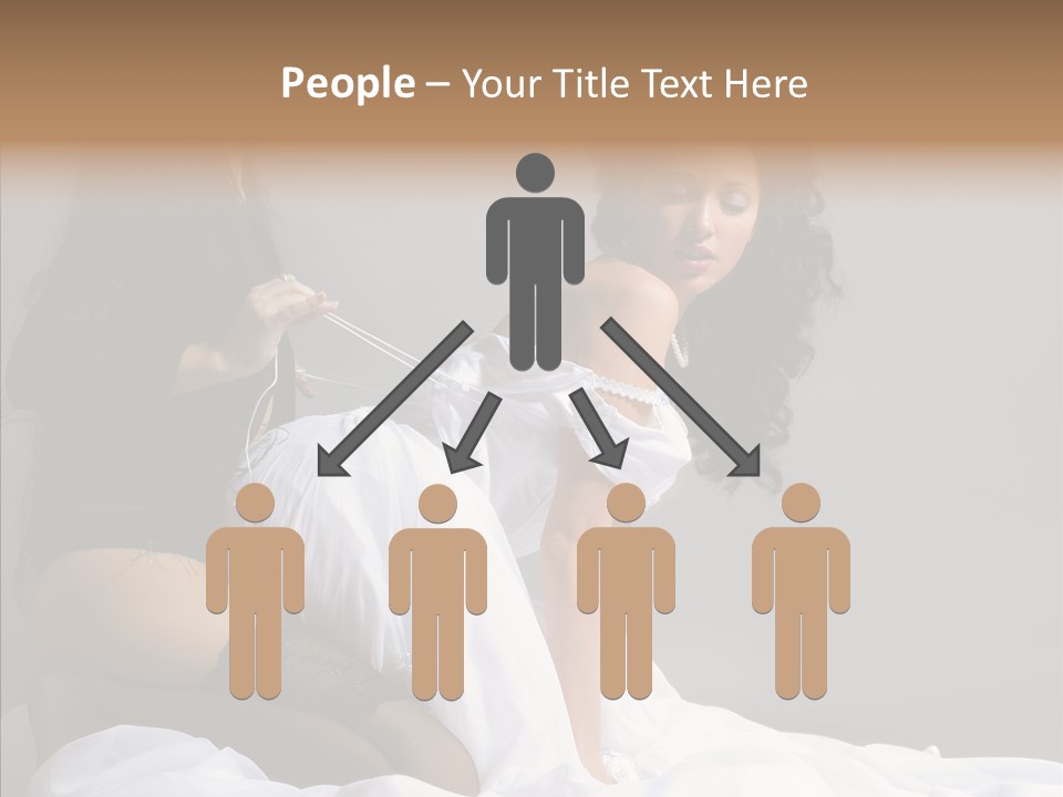 Attractive Clothes Sexual PowerPoint Template