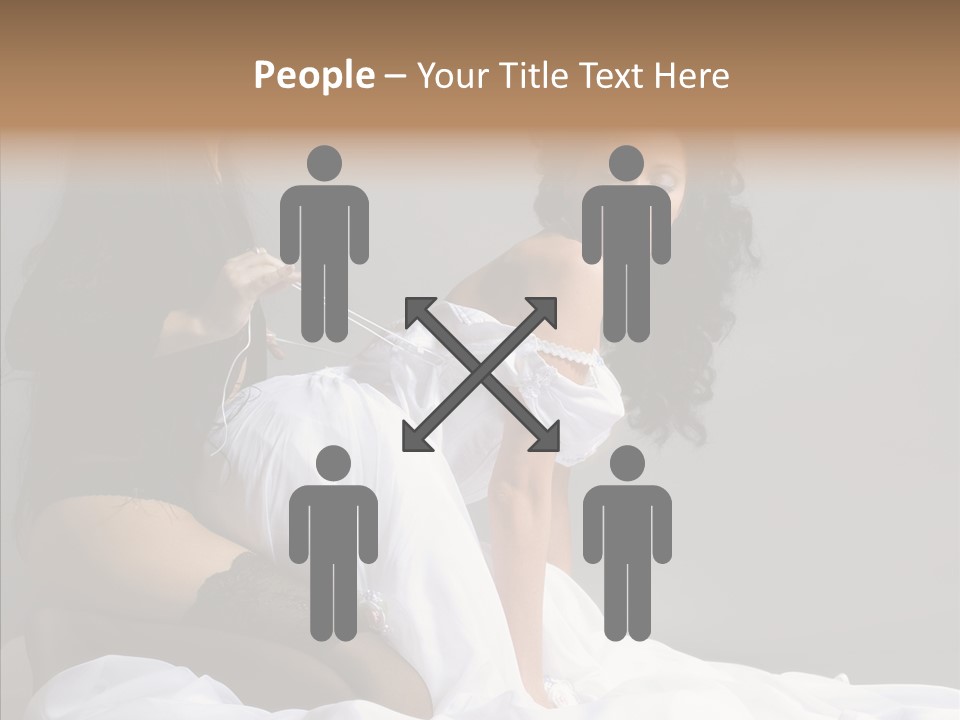 Attractive Clothes Sexual PowerPoint Template