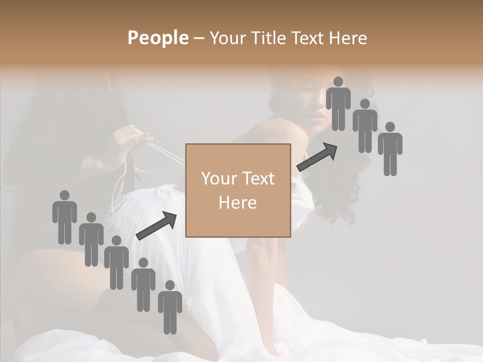 Attractive Clothes Sexual PowerPoint Template