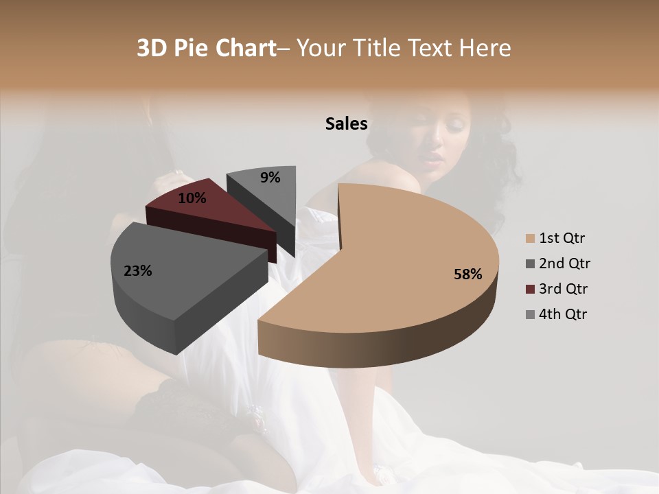 Attractive Clothes Sexual PowerPoint Template