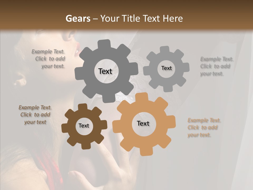 Underthings Holiday Female PowerPoint Template