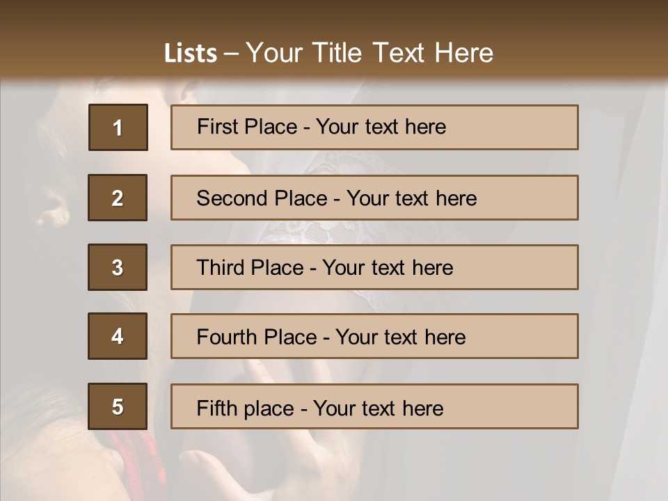 Underthings Holiday Female PowerPoint Template