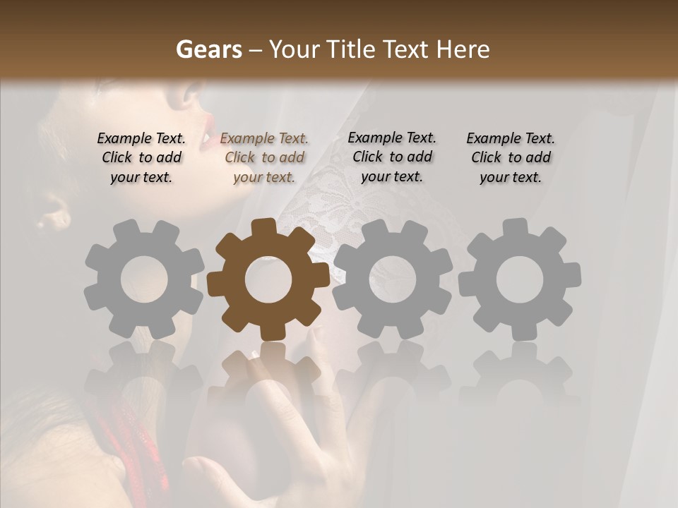 Underthings Holiday Female PowerPoint Template