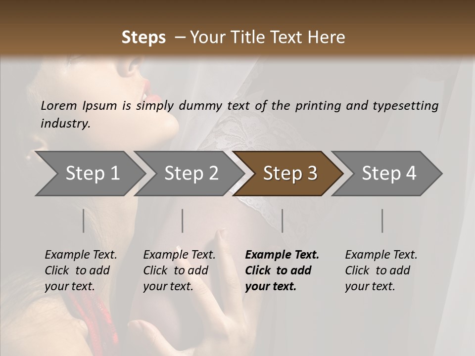 Underthings Holiday Female PowerPoint Template