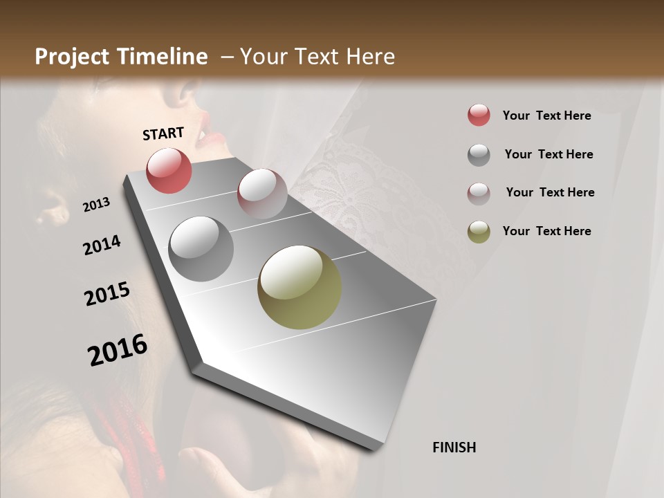 Underthings Holiday Female PowerPoint Template