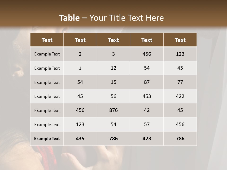 Underthings Holiday Female PowerPoint Template