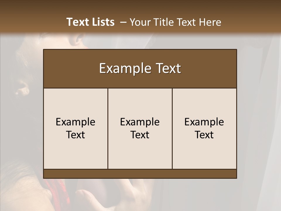 Underthings Holiday Female PowerPoint Template