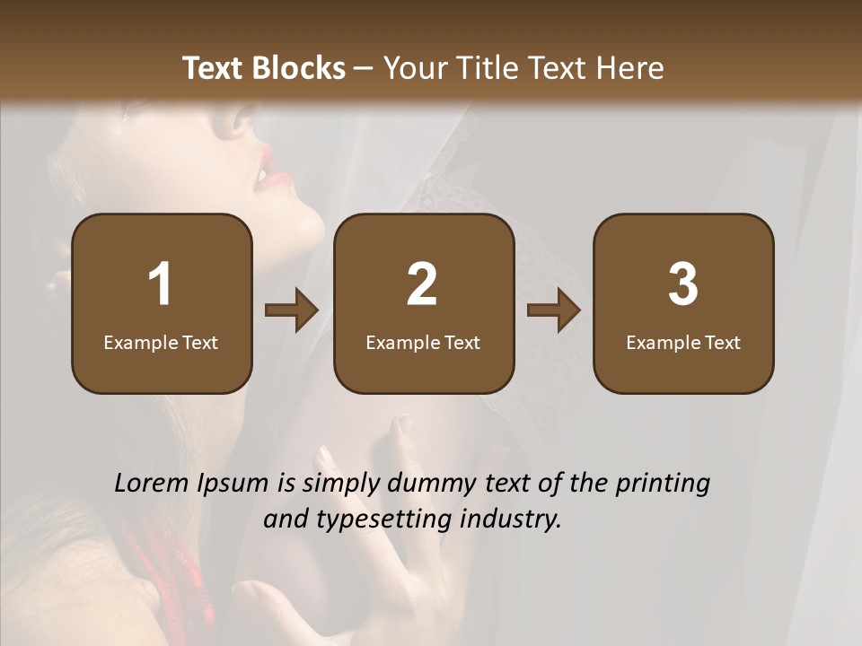 Underthings Holiday Female PowerPoint Template