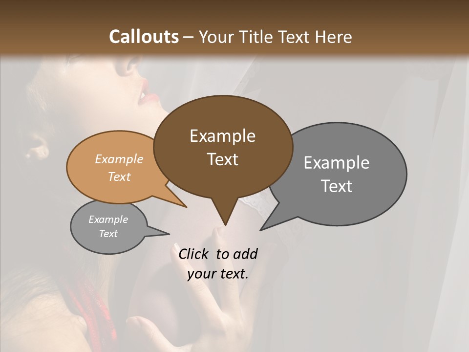 Underthings Holiday Female PowerPoint Template