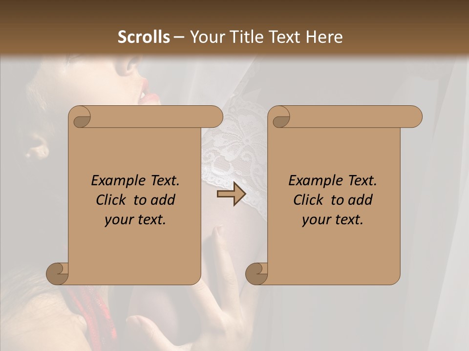 Underthings Holiday Female PowerPoint Template