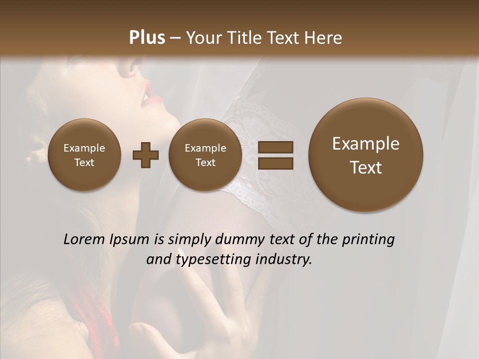 Underthings Holiday Female PowerPoint Template