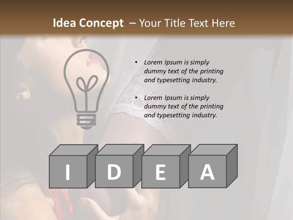 Underthings Holiday Female PowerPoint Template