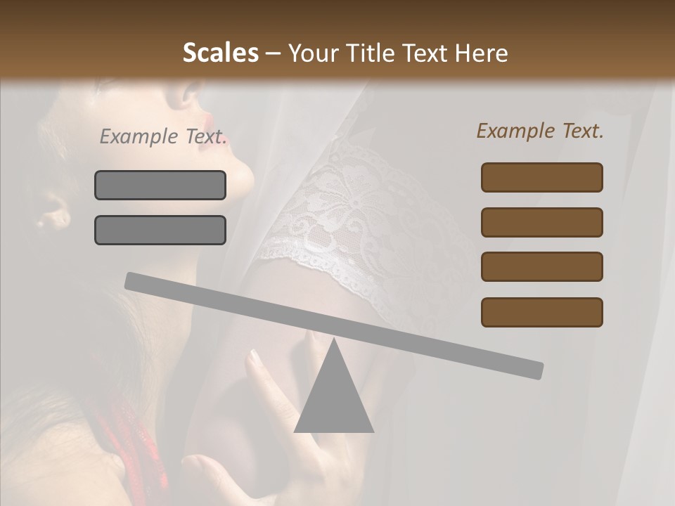 Underthings Holiday Female PowerPoint Template