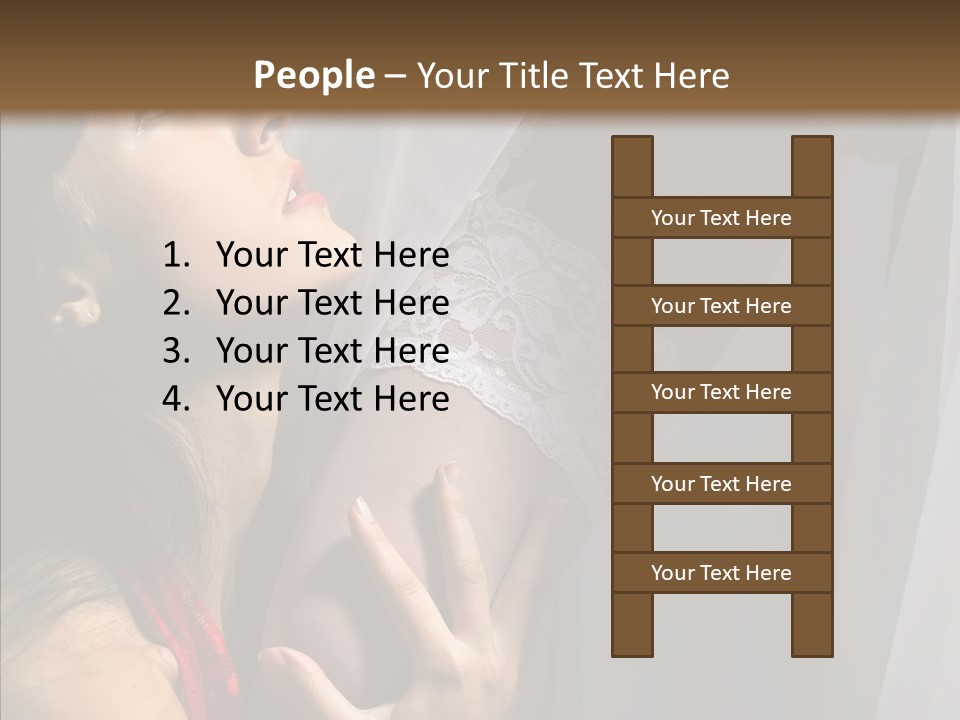 Underthings Holiday Female PowerPoint Template