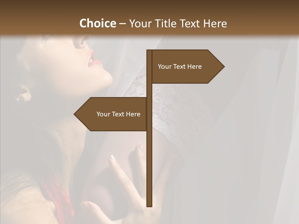 Underthings Holiday Female PowerPoint Template