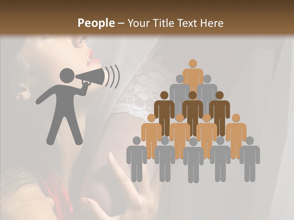 Underthings Holiday Female PowerPoint Template