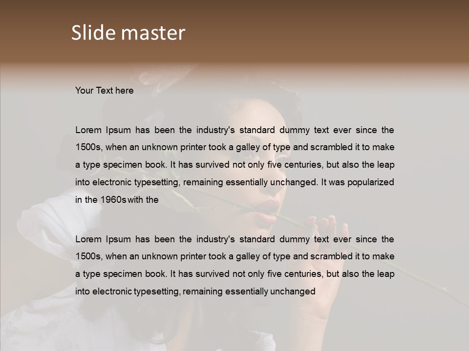 Lips Beautiful Pomade PowerPoint Template