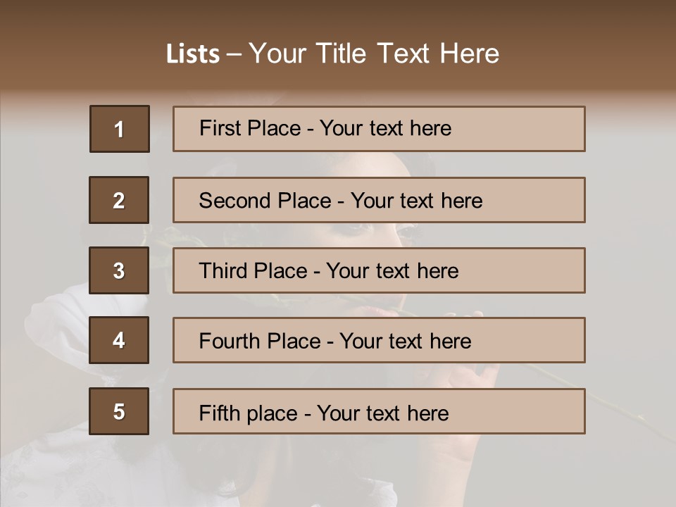 Lips Beautiful Pomade PowerPoint Template