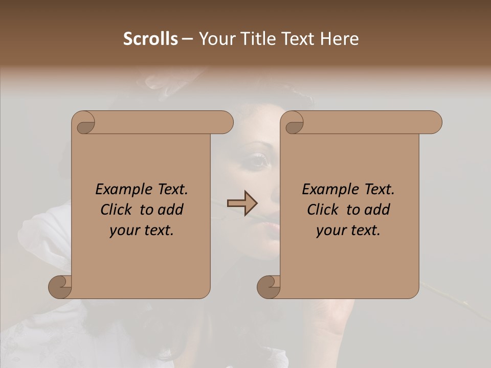 Lips Beautiful Pomade PowerPoint Template