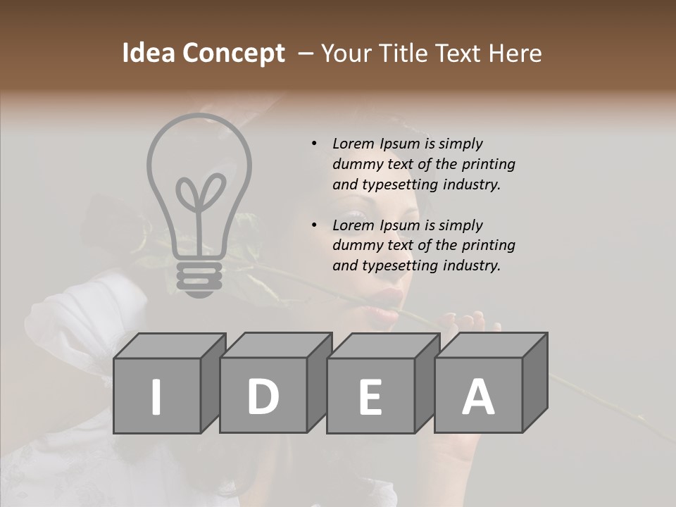 Lips Beautiful Pomade PowerPoint Template