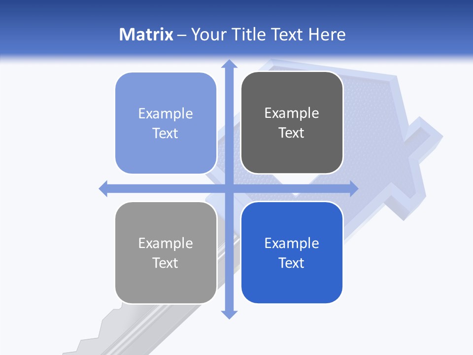 Metal Security Symbol PowerPoint Template