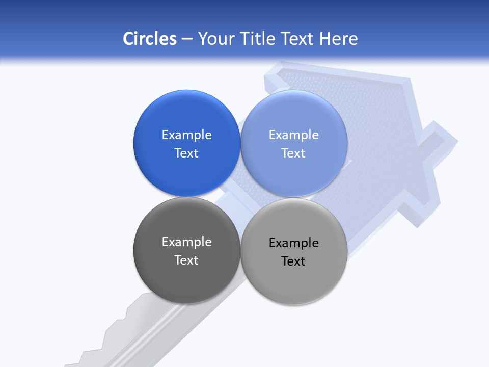 Metal Security Symbol PowerPoint Template