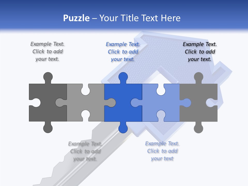 Metal Security Symbol PowerPoint Template