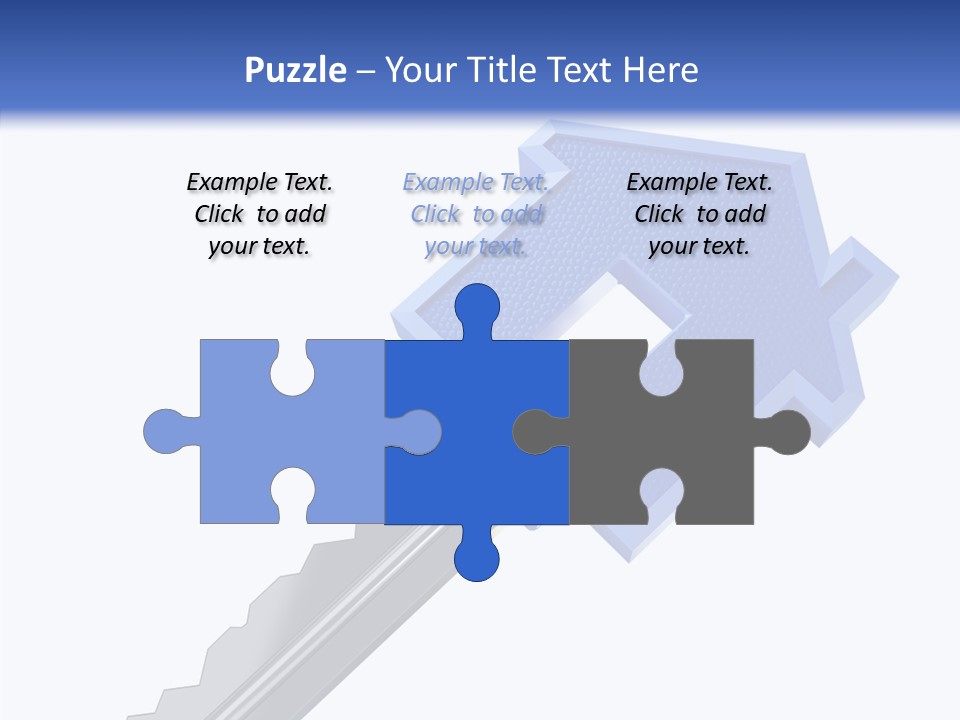 Metal Security Symbol PowerPoint Template