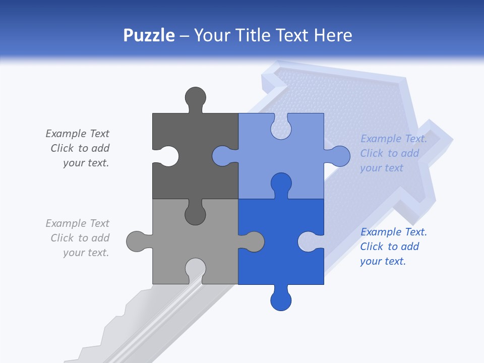Metal Security Symbol PowerPoint Template