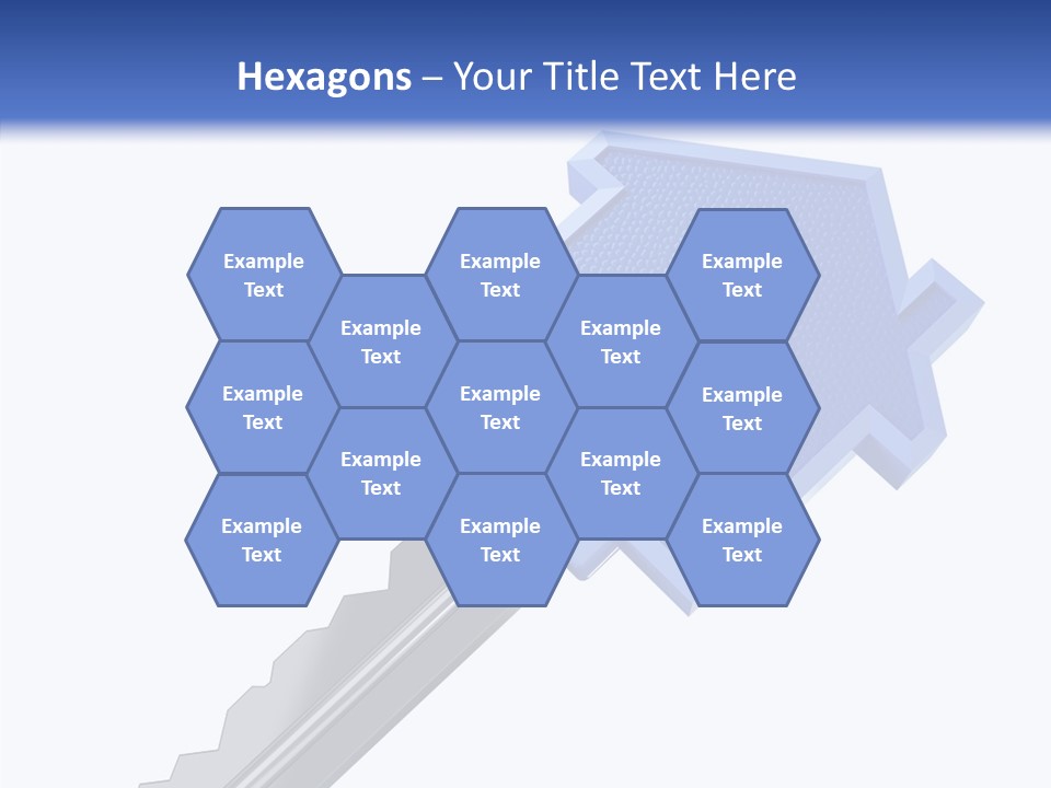 Metal Security Symbol PowerPoint Template