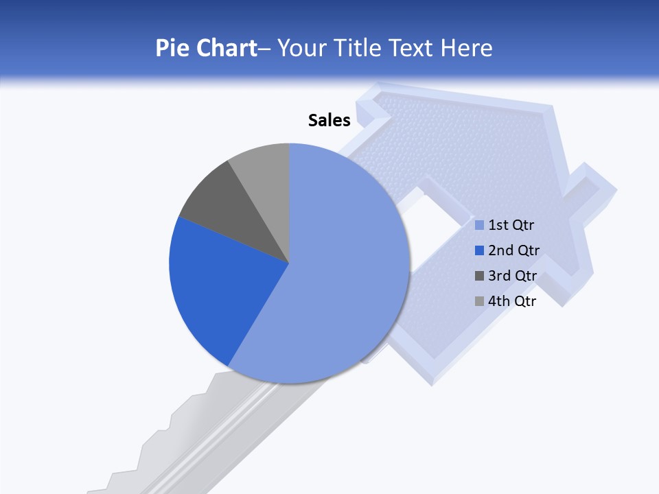 Metal Security Symbol PowerPoint Template