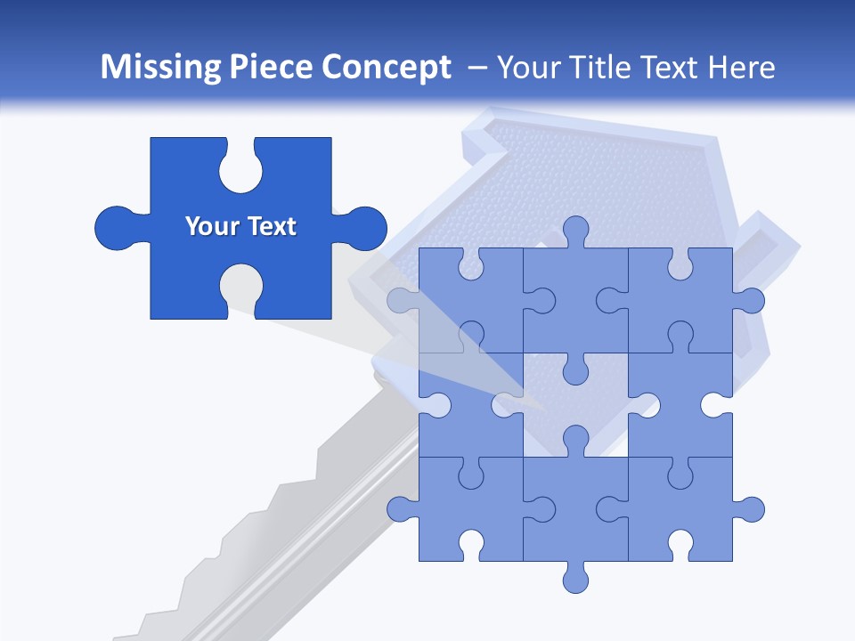 Metal Security Symbol PowerPoint Template