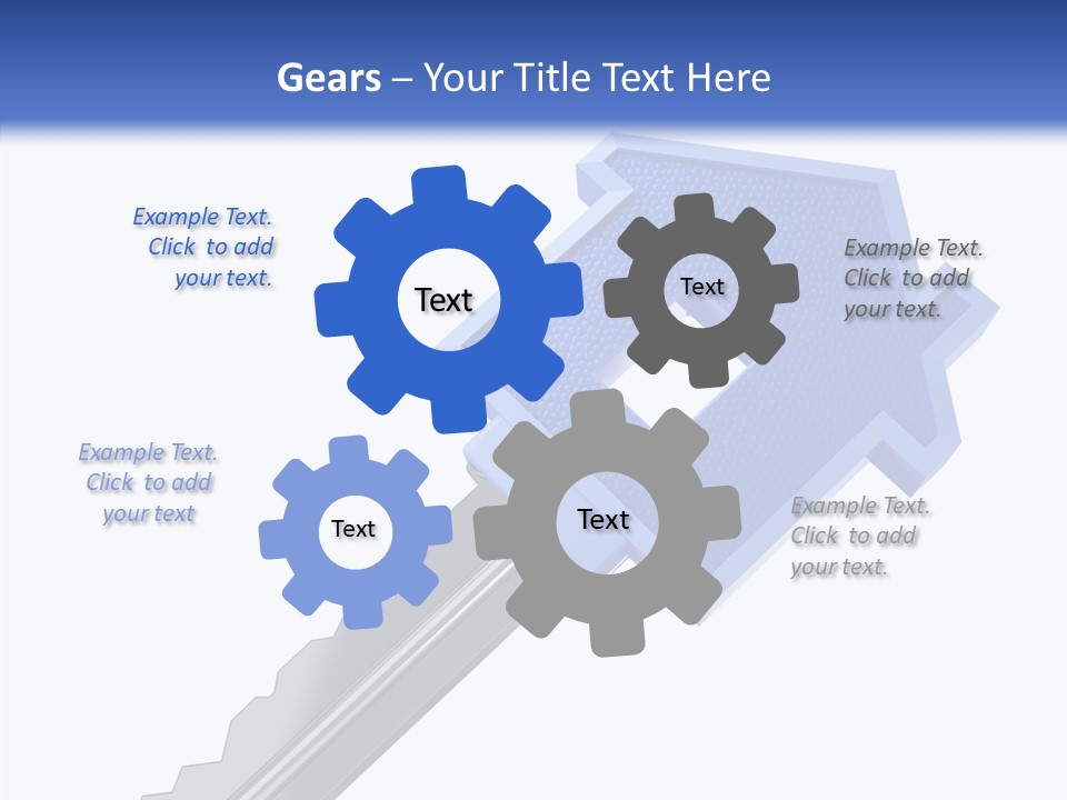 Metal Security Symbol PowerPoint Template