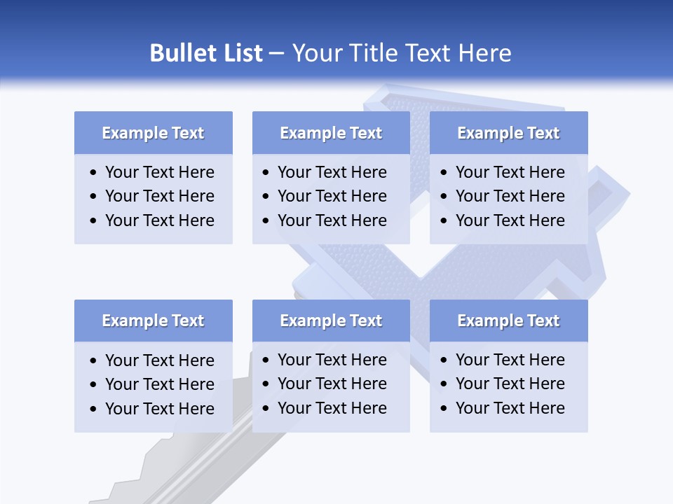 Metal Security Symbol PowerPoint Template