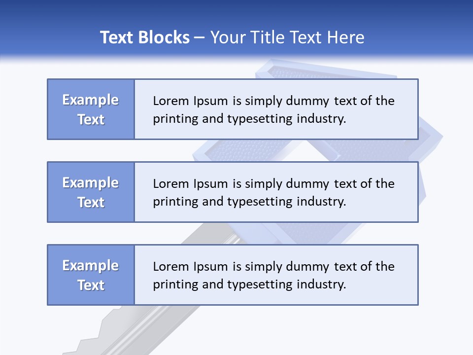 Metal Security Symbol PowerPoint Template