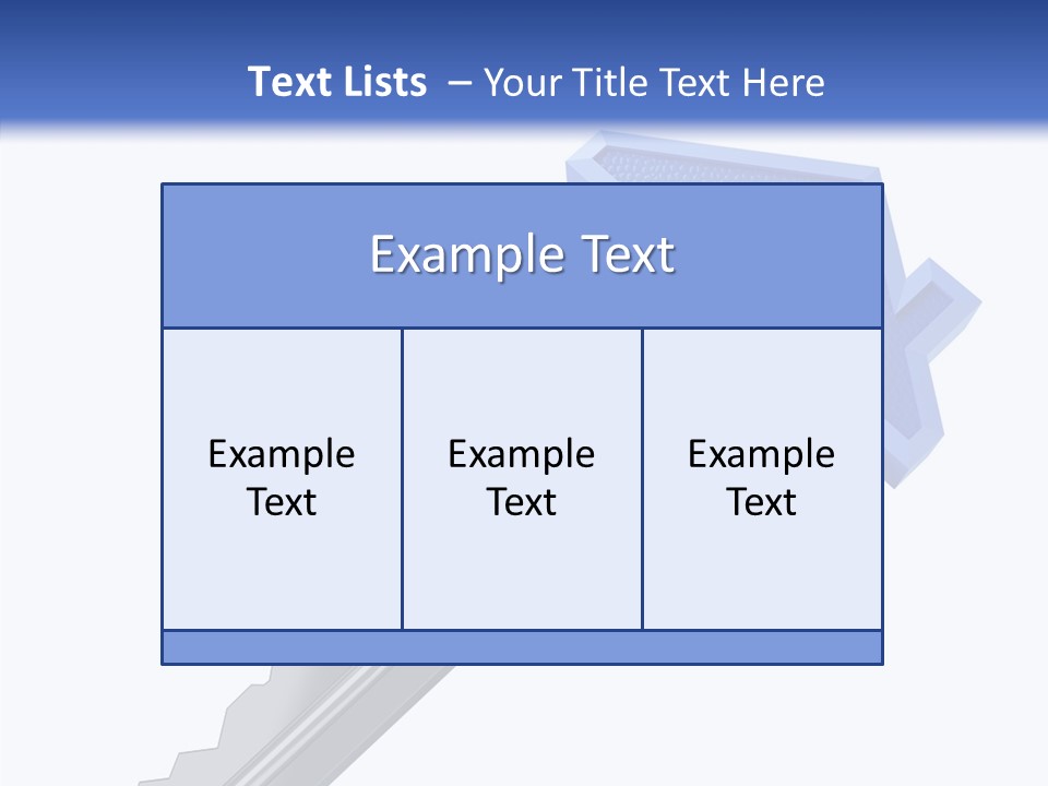 Metal Security Symbol PowerPoint Template