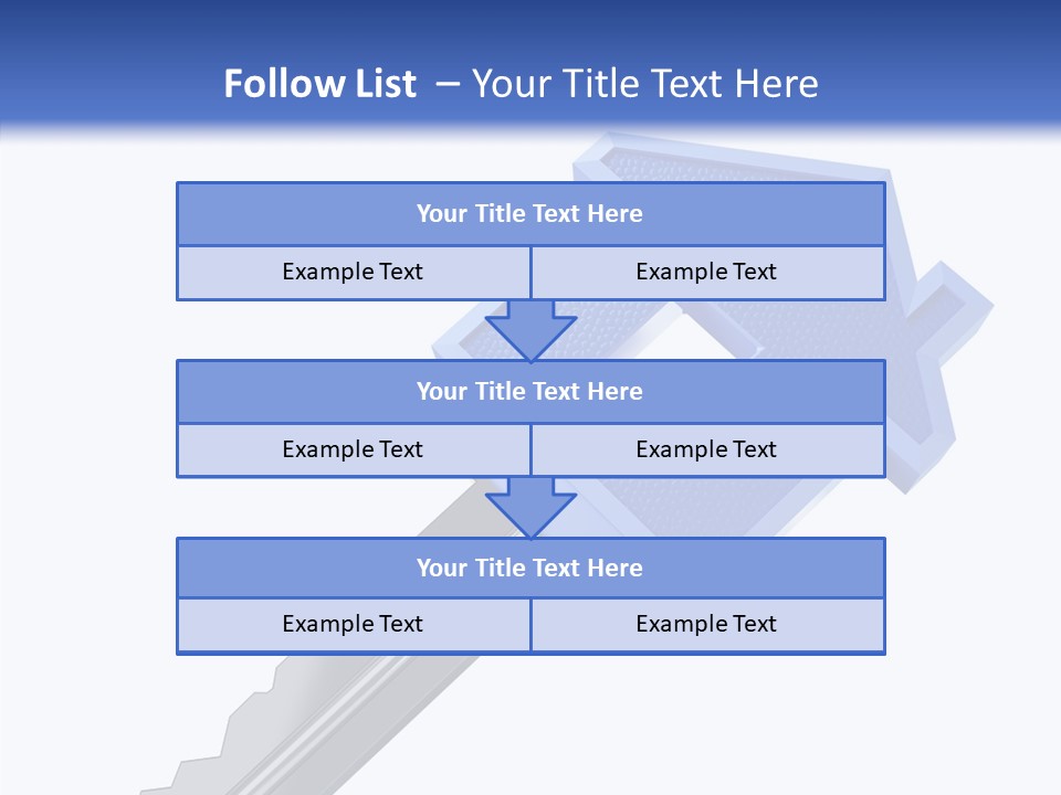 Metal Security Symbol PowerPoint Template