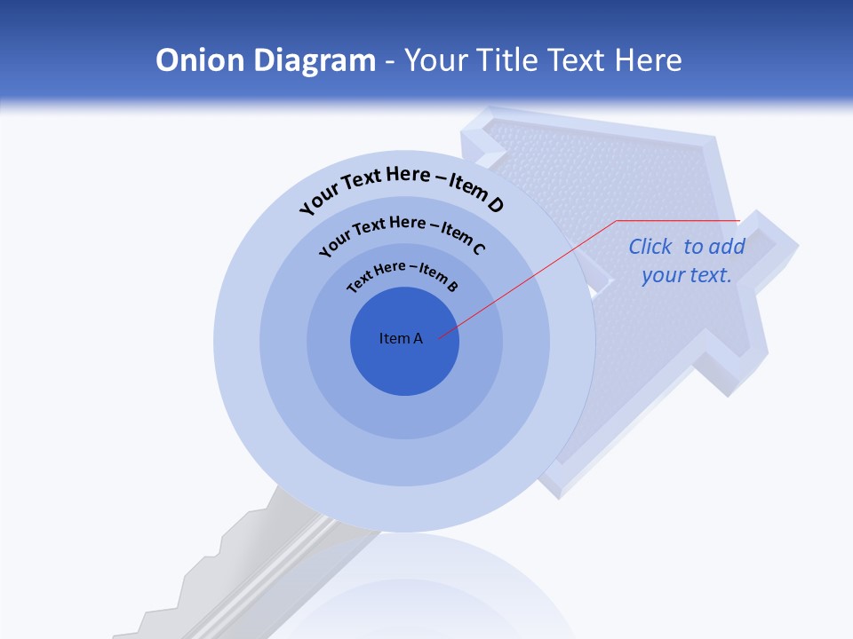 Metal Security Symbol PowerPoint Template