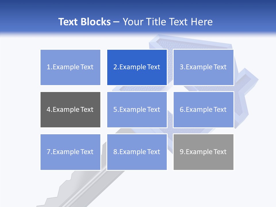 Metal Security Symbol PowerPoint Template