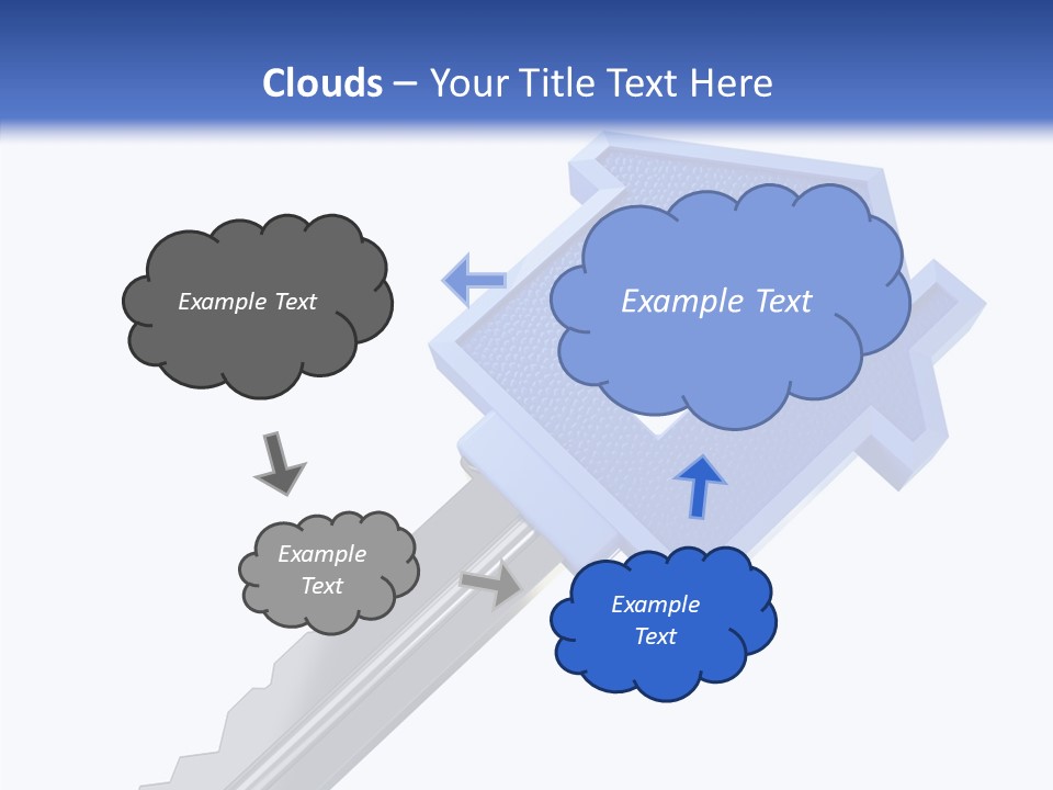 Metal Security Symbol PowerPoint Template