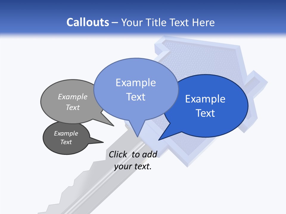 Metal Security Symbol PowerPoint Template