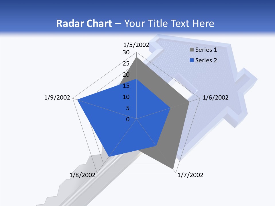 Metal Security Symbol PowerPoint Template